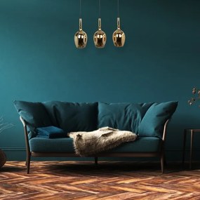 Csillár zsinóron LUGANO 3xE14/40W/230V arany