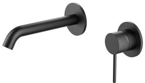 AREZZO design NOVA fali mosdócsaptelep, szálcsiszolt gun metal