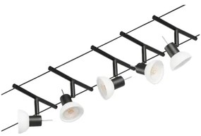 Paulmann 94450 - 5x GU5,3/10W SHEELA spotlámpa, 230V, fekete
