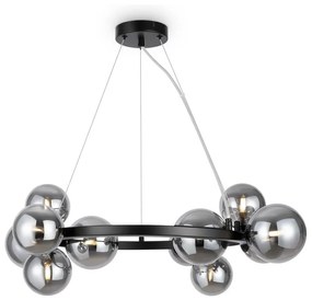 Maytoni MOD545PL-11B - Csillár zsinóron DALLAS 11xG9/28W/230V fekete