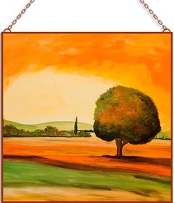 Toscana üvegkép, falikép