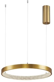Nova Luce 1 ágú függeszték, arany, 3000K melegfehér, beépített LED, 1x25W, 1800 lm, 9285401