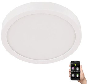 Eglo Eglo 30891 - LED Fürdőszobai mennyezeti lámpa FUEVA LED/20,5W/230V IP44 fehér EG30891