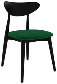 NOSSEN 5 konyhai szék - fekete / zöld