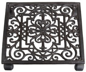 Fém gurulós virágállvány Ornament – Esschert Design