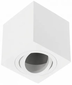 Lámpa Mennyezeti lámpatest AVEIRO BIS, max. 250V, 50/60Hz, 80x80x90mm, IP20, max 20W, négyzet, fehér
