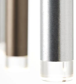 Brilliant - LED kábeles dimmelhető függeszték CEMBALO LED/32W/230V króm/fekete/barna