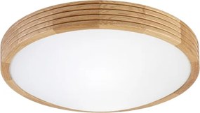 Brilagi - LED mennyezeti lámpa CARVALHO MODERN SLIM 2xE27/60W/230V átm. 37,5 cm tölgy