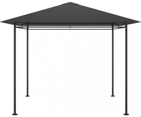 antracitszürke pavilon 3 x 3 x 2,7 m 180 g/m²