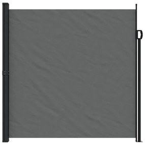 antracitszürke behúzható oldalsó napellenző 200 x 300 cm
