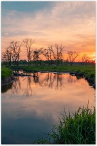 Poszterek 80x120 Folyó rét