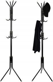 Fém ruhaakasztó padlóállvány 170 cm Elitehoff 6287 fekete
