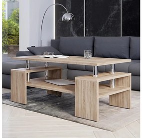 Kávésasztal CUBE 50x110 cm sonoma tölgy