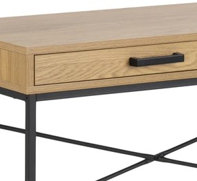 SARON íróasztal tölgy/fekete