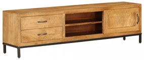 tömör mangófa TV-szekrény 140 x 30 x 40 cm