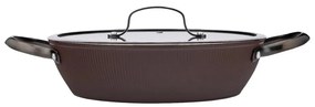 Valdinox Stripes 28 cm-es sekély serpenyőfedéllel, 3,2 l