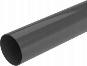 Pvc lefolyócső 80mm grafit szín Ral 7021 Galeco Pvc 1mb