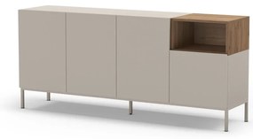 Krémszínű komód 180x80 cm Cailin – Marckeric