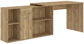 CARROLL Sarok Íróasztal Wotan Tölgy Színben. 121 cm.