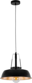 Italux PALOMA MDM-3619/1M BK+GD Függőlámpa 1x60W/E27 IP20