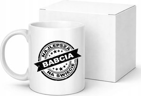 Nagymama napi bögre A világ legjobb nagymamája Vicces Ajándék 330ml