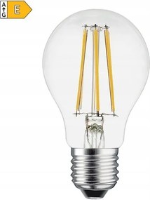 Led izzólámpa átlátszó A60 8W/230V/E27/4000K/1010Lm/360°