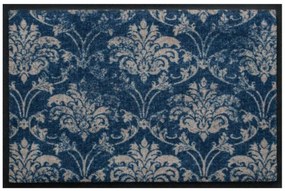 Vintage Premium Doormat - Dingy Blue Floral Pattern (Válassz méretet: 60*40 cm)