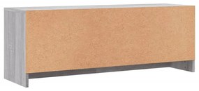 szürke sonoma színű szerelt fa TV-szekrény 102x30x37,5 cm
