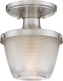 Quoizel DUBLIN QZS-DBN1707BN Plafonlámpa 1x60W/E27 IP44