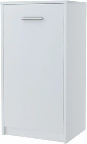 Komód szekrény Bodo 1D Fehér 40cm könyvespolc 1 ajtós Ufc