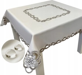 Abrosz Hímzett Bézs Foltálló 85x85 cm