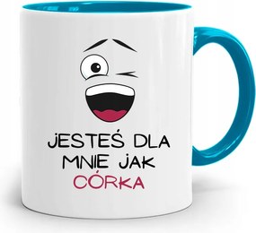 Kék Bögre A Lányomnak Te Vagy Nekem A Lányom A Fényképes Nyomtatással