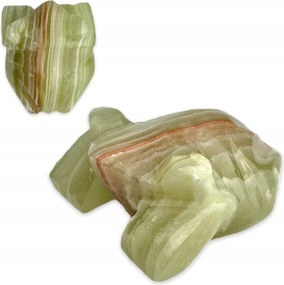 Béka Figura Gazdagság Szimbóluma Boldogság Természetes Kő Béka 5 cm