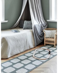 Zöld-krémszínű kültéri-beltéri szőnyeg 70x100 cm Sten Army – Pappelina