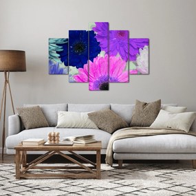 Színes virágok képe (150x105 cm)