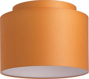 RENDL DOUBLE 40/30 lámpabúra Chintz narancssárga/fehér PVC max. 23W
