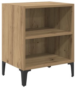 Éjjeli Szekrények 2 db Kézműves tölgy 40x30x50 cm Mérnöki fa