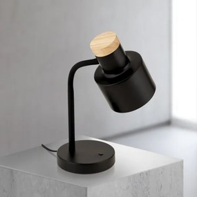 Orion - GILI asztali lámpa 1xE27/40W/230V fekete