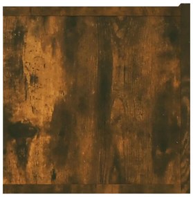 füstös tölgy színű szerelt fa TV-szekrény 80 x 30 x 30 cm