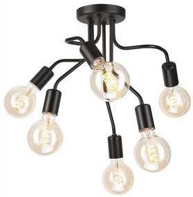 Függesztékes csillár HILDA 6xE27/60W/230V