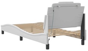fehér ágykeret Viana LED-ekkel matrac nélkül 90 x 200 cm