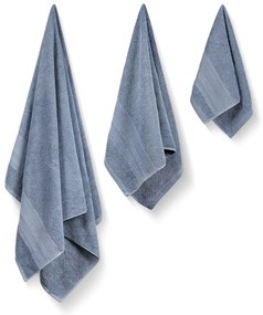 Törölköző Szett (3 db) Piramit - Indigo kék