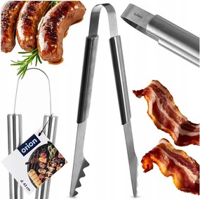 Acél konyhai grill fogó grill tálaláshoz 43 cm