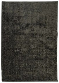 ISTAN antracitszürke hosszú szálú fényes szőnyeg 140 x 200 cm