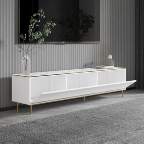 TV szekrény Imaj - Marble, White