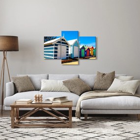 Kép - Brighton Beach, Melbourne, Ausztrália (90x60 cm)