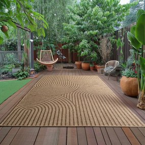 Barna kültéri-beltéri szőnyeg 240x340 cm Timber 1401 – Ayyildiz Carpets