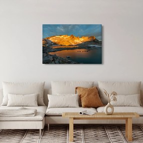 Egy hegyvidéki táj képe (90x60 cm)
