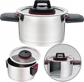 Fazék Maestro MR-3530-16 1,6L összecsukható fogantyúk fedő inox acél