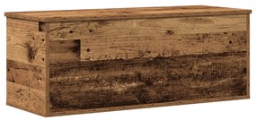 Tároló DOBOZ Régi Fa 90x35x35 cm Mérnöki Fa